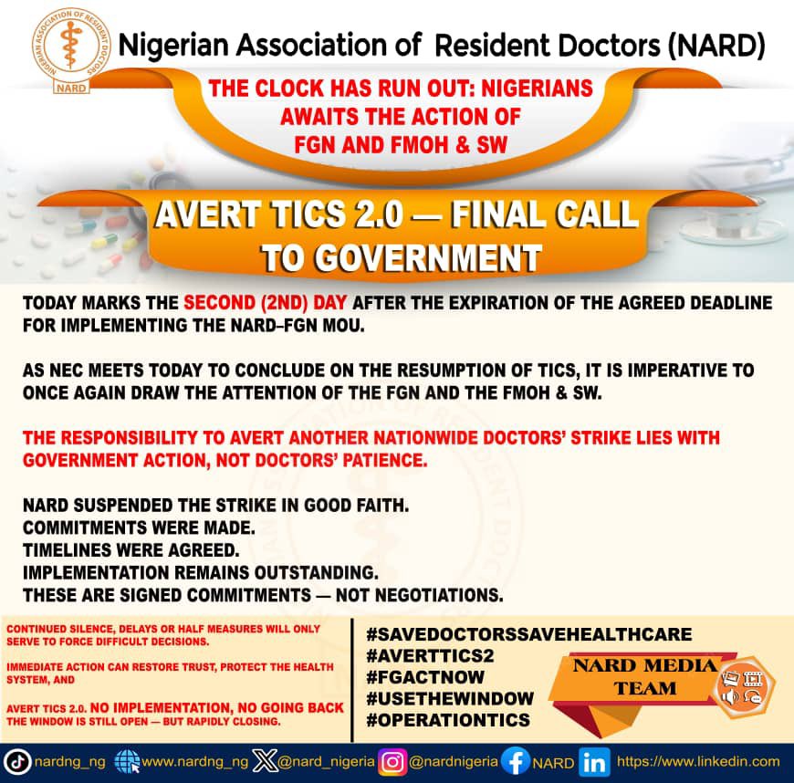 mohagirei's tweet image. NARD EXTRAORDINARY NATIONAL EXECUTIVE COUNCIL MEETING

Dear Nigerians

Distinguished National Executive Council Members,

Esteemed and Revered NARDites,

Welcome to the D-Day, the day of the NEC Meeting.

Today, the National Executive Council Members shall make a determination of…