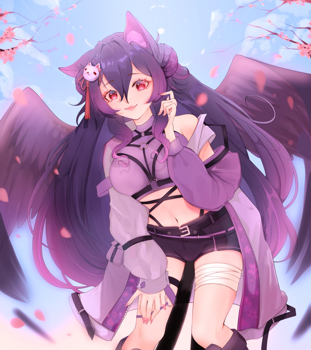 Haiii I'm RoseTrox for V-CATfe! 💜🌹
 I'm a Demon Cat who Enjoys League of Legends and Strategy games! 💜🎮
I hope you enjoy your stay!