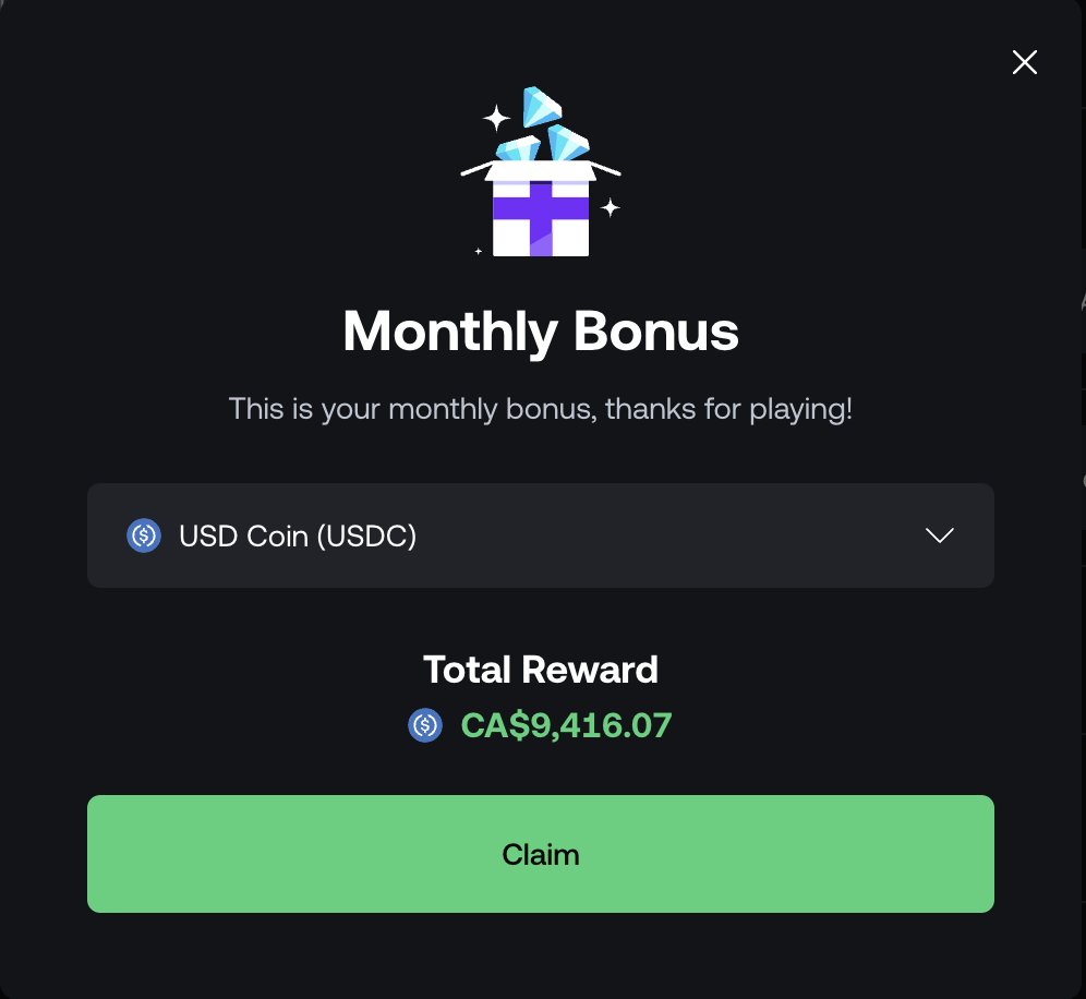 BTCsRewards's tweet image. December's Monthly is out on @shufflecom! 

⚠️On top of Shuffle's rewards, our code rewards paid:
~$90,000 in wager rewards
- $62,250 in leaderboards
- C$20,000 in weekly raffles
~$22,000 in loss back/ reloads
- $35,000 in stream prizes to viewers (thanks to the lotto)

BTCs✅