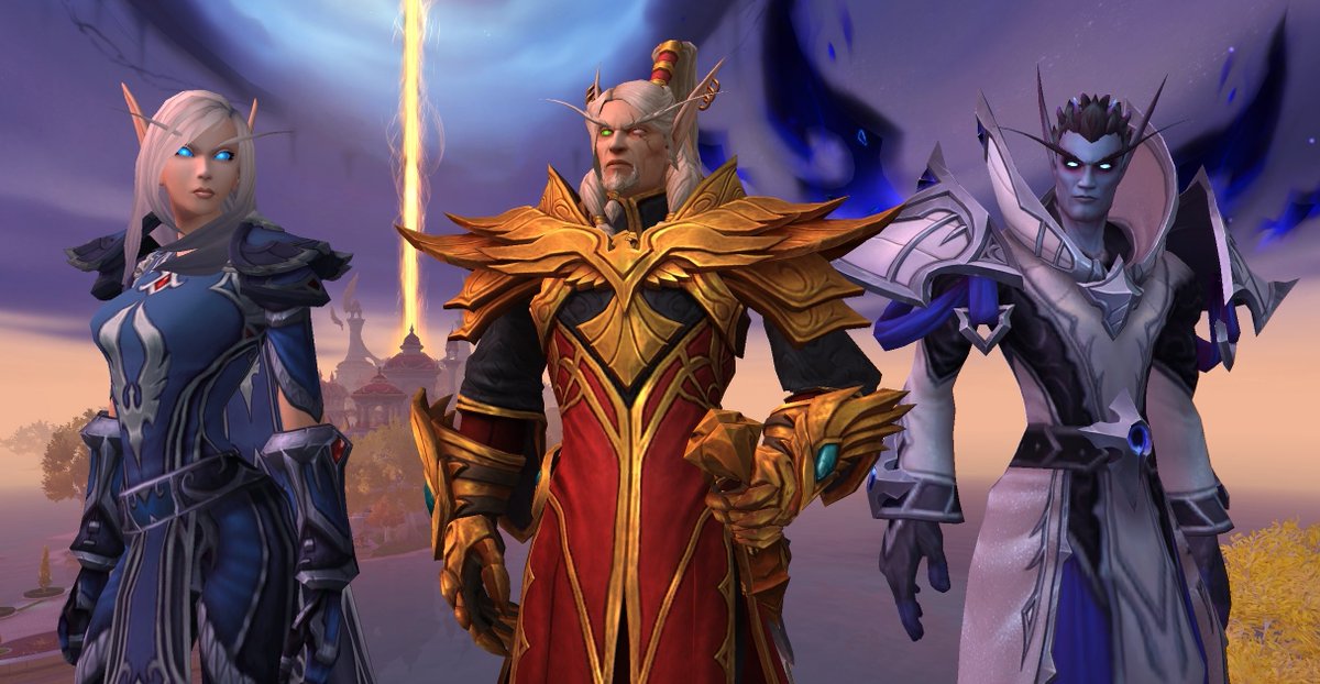And ideally, the max level campaign stays consistent. The divide between the high elves/blood elves/void elves is *interesting*, and each side has engaging reasons to not toss it aside for full unity.

There can be understanding between them without homogenization, is my hope.