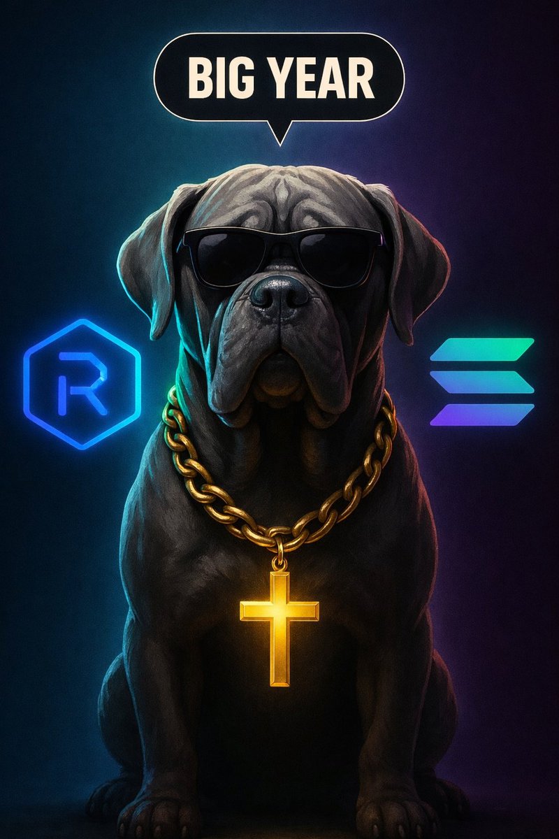 🦾 BIG YEAR ENERGY 🚀
🕶️ No noise. No rush ⏳
✝️ Focus, faith, and execution 💎
🧾 CA: Cq5NZrjSYrk2P9NqkjS1YffkHyx8XaUqYX1Ho7PGjesS 
#Solana #Raydium