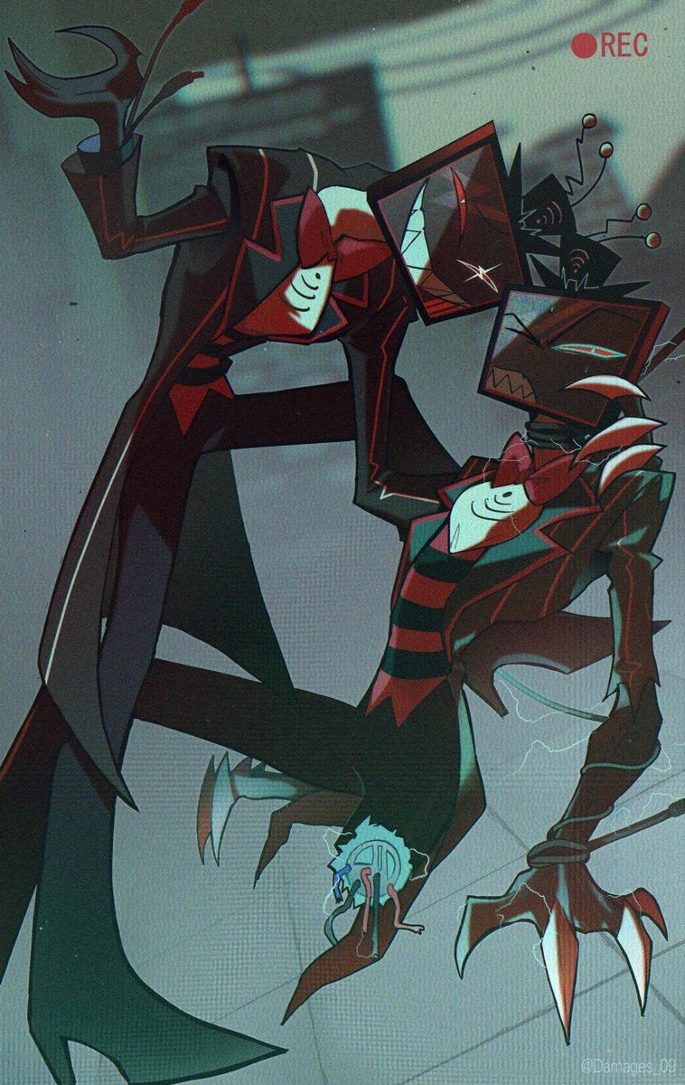 Damages_09's tweet photo. 🟥🟦
#hazbinhotelvox
#hazbinhotel https://t.co/LnfVgV8g62