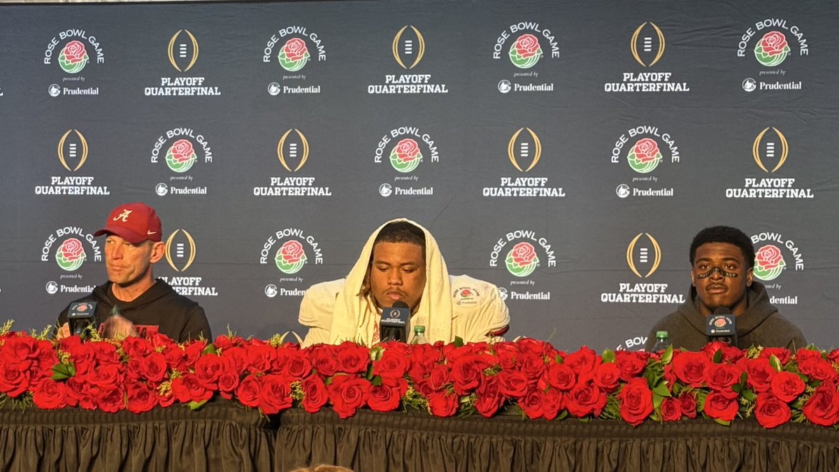 RedditCFB's tweet image. Alabama Coach Kalen DeBoer: “Losing doesn’t sit well with us”