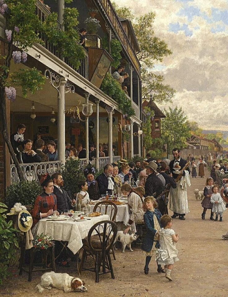 Art__Paintings's tweet image. Firmin-Girard
French artist 1838-1921

Lunch at the pavileon