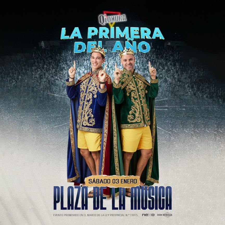 Q’LOKURA EN LA PRIMERA PLAZA😜
1-  SEGUÍ A <a href="/nicoqlokura/">Nico Sattler</a> <a href="/chinoqlokura/">Chino Herrera</a> y a nosotros.   2- Etiqueta a un amigo/a, comenta tu nombre apellido  y últimos 3 del dni.       
 3- Rt y ya estas participando.            
Ganadores Sábado 20:00HS
