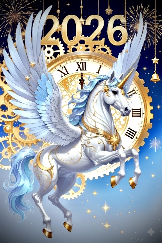 MarkMini32's tweet image. 🎍Facebook、X、メールでの挨拶添付画像バリエーション♪
　　
結局、全部使った😅
　　
🐎…