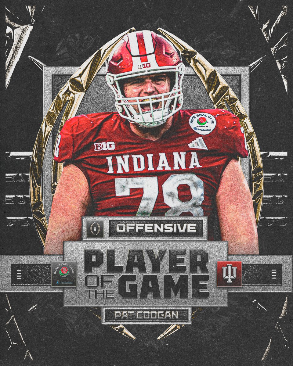 Dominant in the trenches.

#CFBPlayoff x #NeverDaunted x #RoseBowl