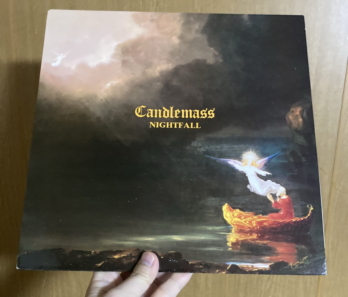 帰ったら聴く予定 Candlemass Nightfall 1987 72241-1 近所の初売りを