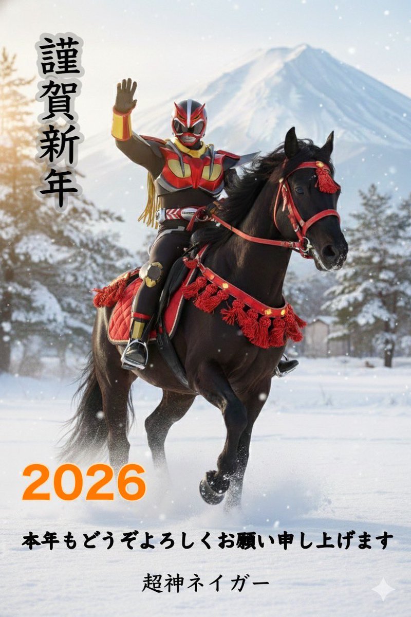 neiger_akita's tweet image. 🎠謹賀新年