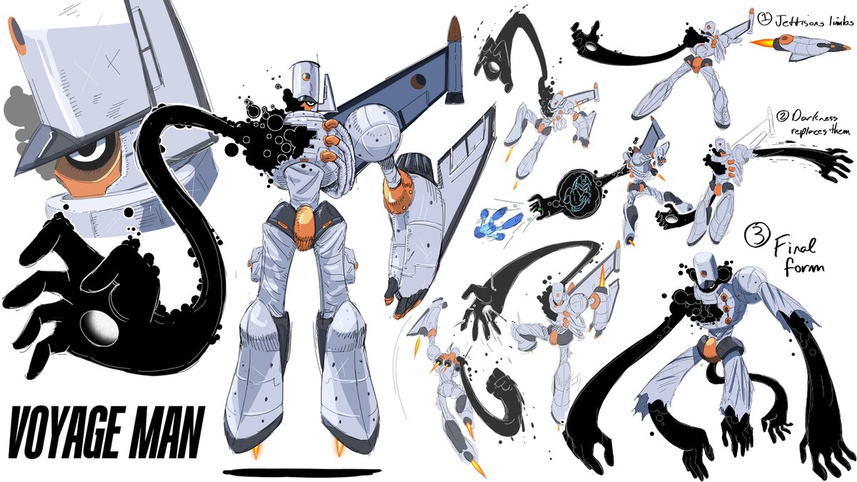 Robot Master Design - 16:9 Version Voyage Man - Sent into the