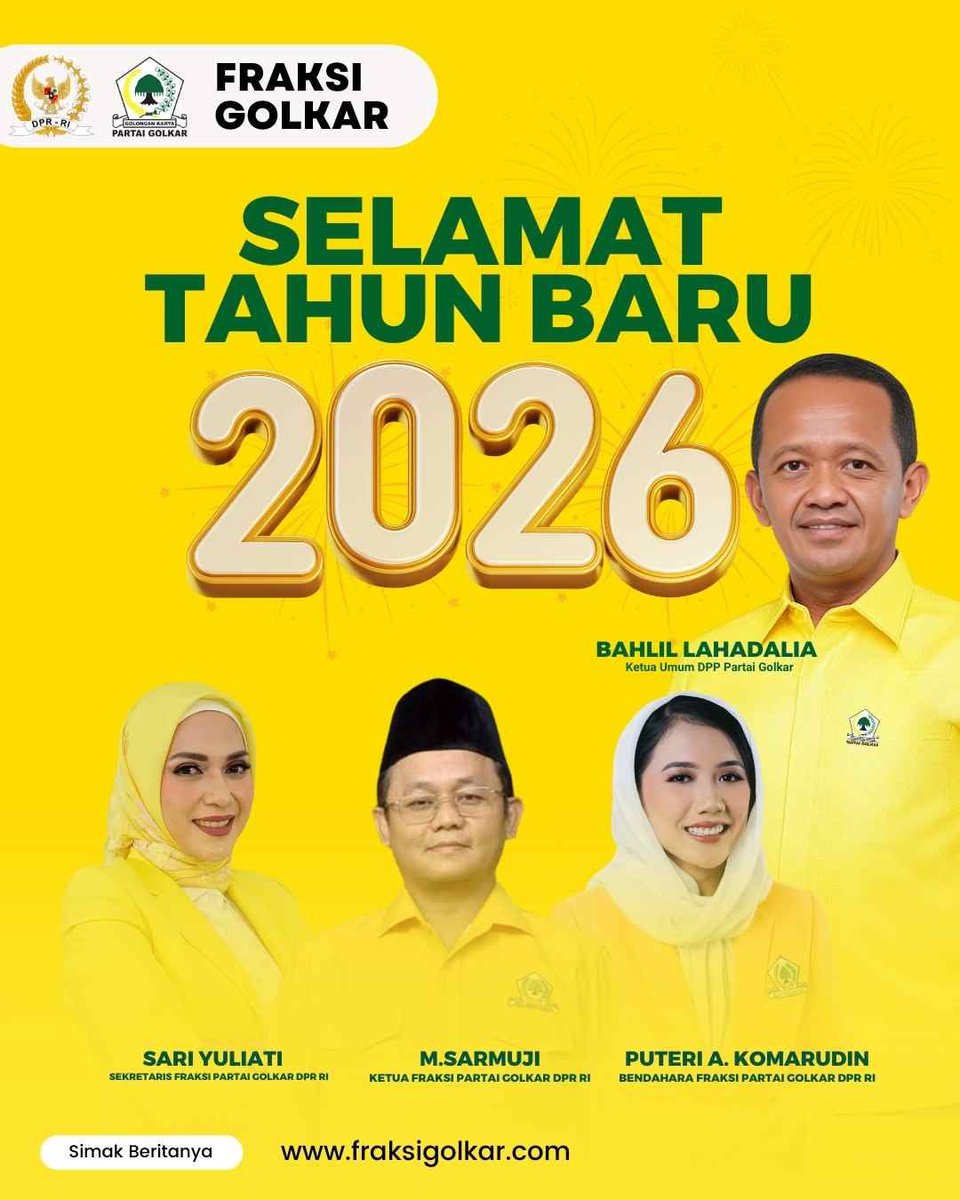 Kami tidak menjanjikan langit.
Kami memilih menurunkan harapan rakyat ke meja kerja.
Golkar memang tidak sempurna, tapi kami terus belajar, berbenah, dan bekerja agar setiap keputusan tetap berpihak pada rakyat
Fraksi Golkar DPR RI, Masuk 2026 dengan kerja, bukan sekadar janji.