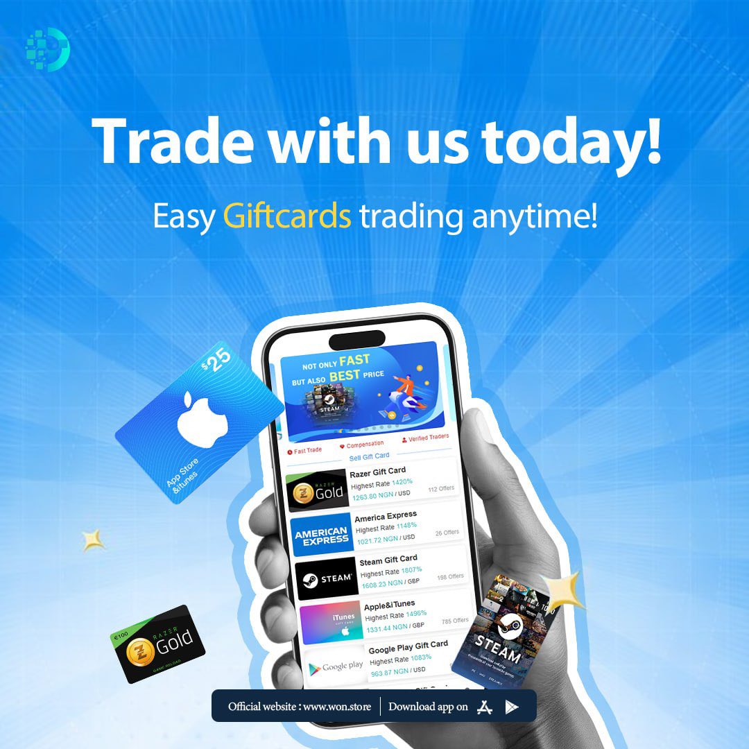 WonSellGiftCard's tweet photo. 😱 Others have already cashed out their Steam, iTunes, and Razer gift cards using Won...

What are you waiting for? Super high exchange rates + tons of offers, every second you hesitate is a missed opportunity!

🔄🔄🔄https://t.co/9O7Y26uI4b https://t.co/x9SWEGRq0u