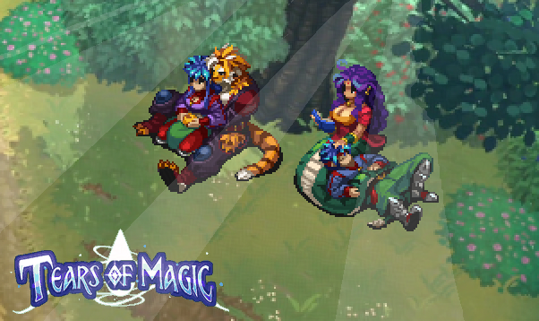 GoodOldPixel's tweet image. Welcome 2026!

Here are some cuddles to warm you up for the new year. Characters in Tears of Magic change to relaxed outfits during socialize mode. Do they look good?

#pixelart #gamedev