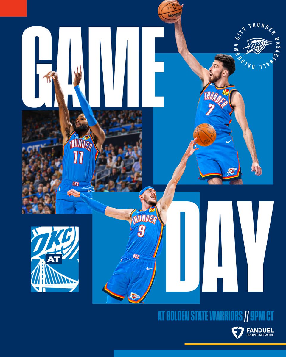 okcthunder's tweet image. First game of 2026 OTW 🔜

📺 FanDuel Sports Network
📻 @sportsanimal