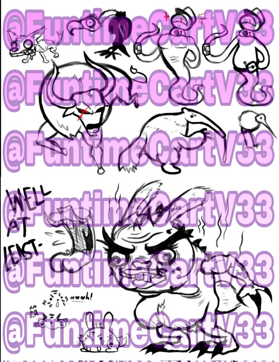 FuntimeCartV33's tweet image. Before, I was friends with a guy who liked drawings of sexualized kids and BABIES (ew), and I left him.
He took advantage of my friendship to buy him games too.
But before I figured him out, I made some art for his game idea.
...soooooo yeah these are mine now.

(Lol water mark)