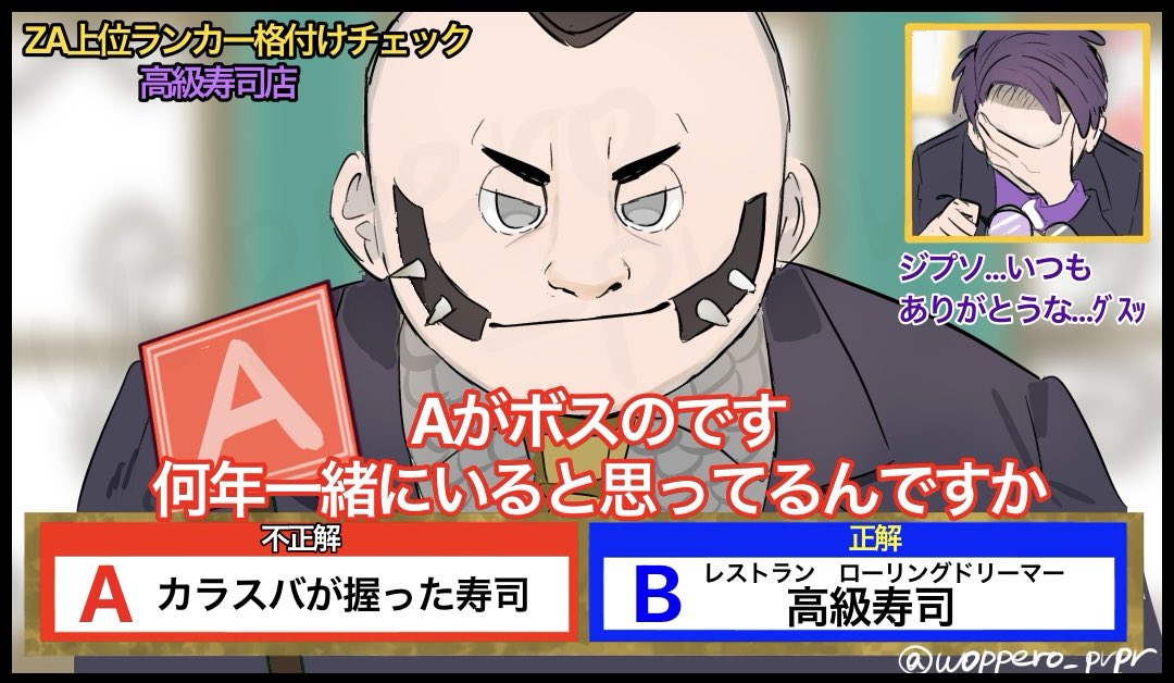 ポケモンZA上位ランカー達で格付けパロ