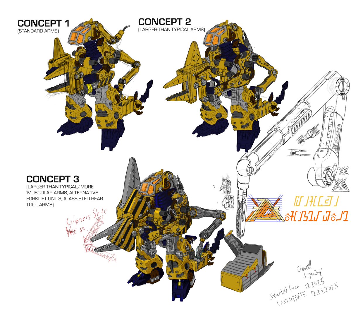 Final update for the Worker/Maintenance Godos. Been procrastinating taking the time to post this not just on this platform, but have a dozen others, due to being busy with shit.