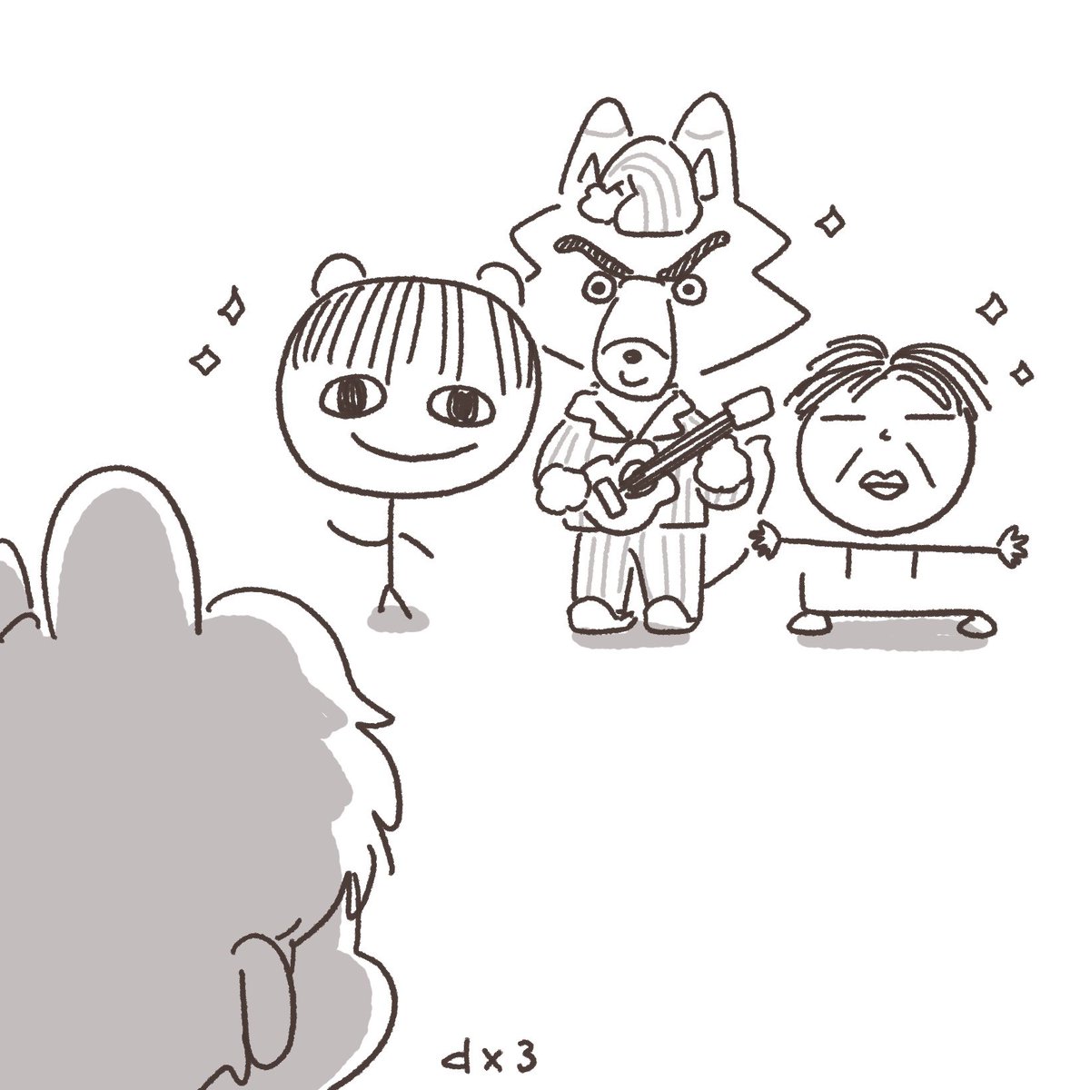 dddandindon's tweet image. 원피리와 데식3인