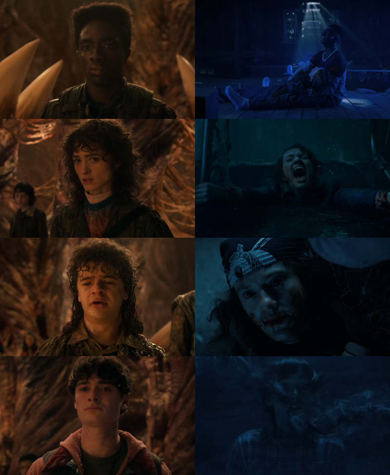 jlinzombie's tweet image. Cada golpe de machado no Vecna foi por algo que ele tirou deles.