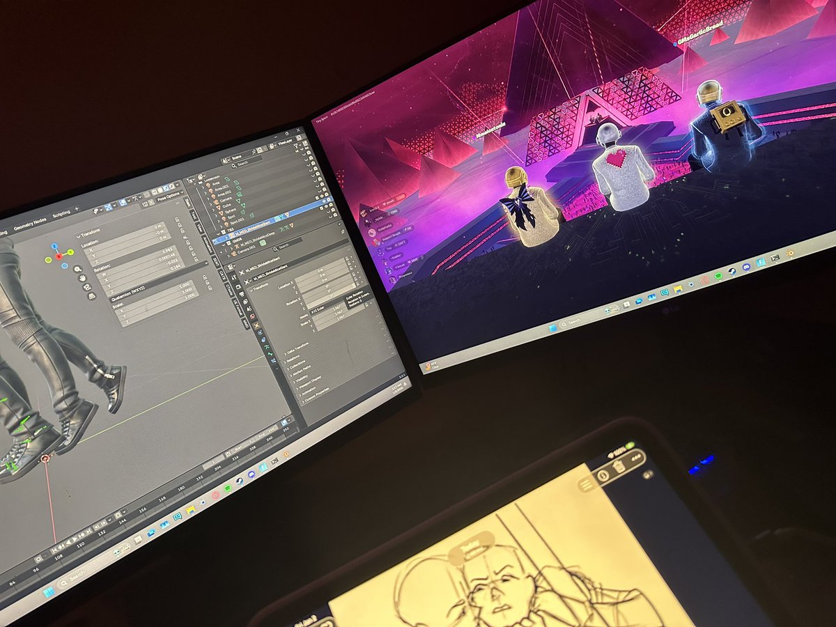 I’m peak multitasking rn with @/COMPU73R &amp; @/17weblumecarat ‼️ Be on the lookout for render soon!