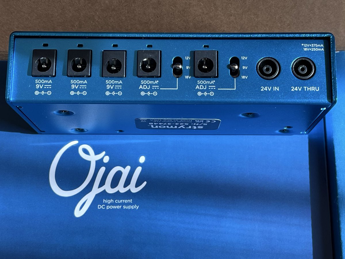 strymon Power supply Get🥺ﾃﾞｼ Ojai R30 電圧9〜18V迄可能👍 #初売り
