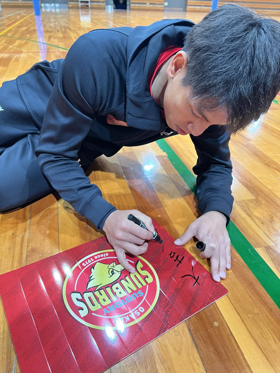 sun_SUNBIRDS's tweet image. さらに２枚のみ西田MGからも😉
#サントリーサンバーズ大阪