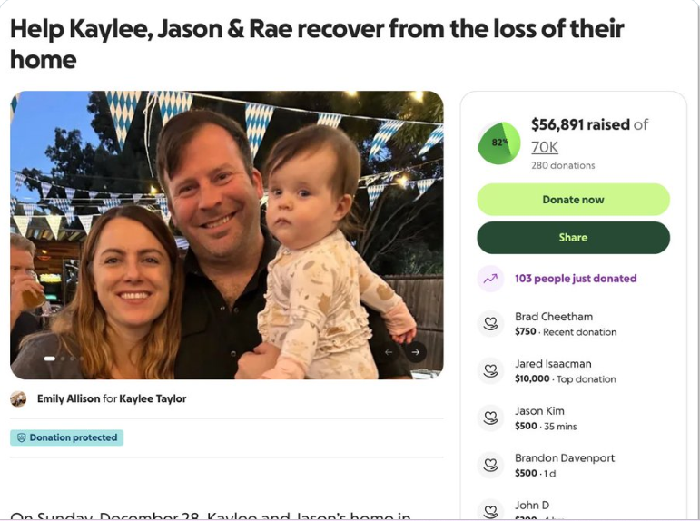 “F*ck Trump"  – The DC Home of active-duty Space Force officers Jason and Kaylee Taylor was broken into, vandalized, and intentionally set on fire on Sunday evening. 

By radical Trump-hating leftists.  Hunt them down and throw them in prison.

The couple was out of town with