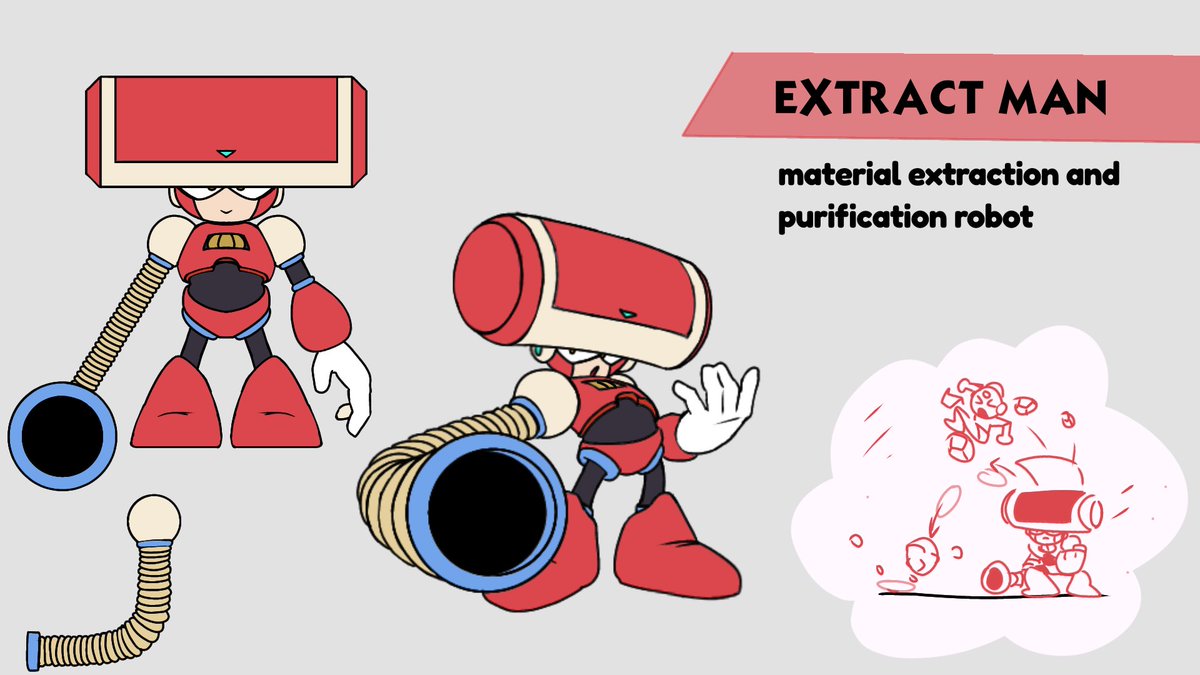 Robot master Desing Conquest 
Extract Man ^^

Pen name: NexUS_MHS
#DesignARobotMaster #megamanDO