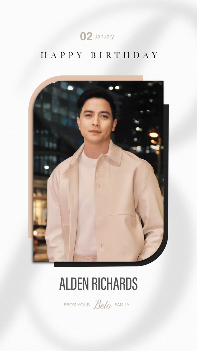 Happiest birthday, <a href="/aldenrichards02/">Alden Richards</a>! We love you! ✨

Love,
Your Belo Family