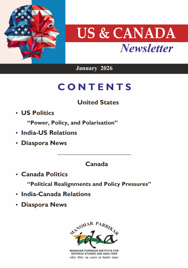 IDSAIndia's tweet photo. MP-IDSA US &amp; Canada Newsletter  
CURRENT ISSUE | JAN 2026                       

https://t.co/7MG7WOAvFP https://t.co/bg1ROW0ZBP