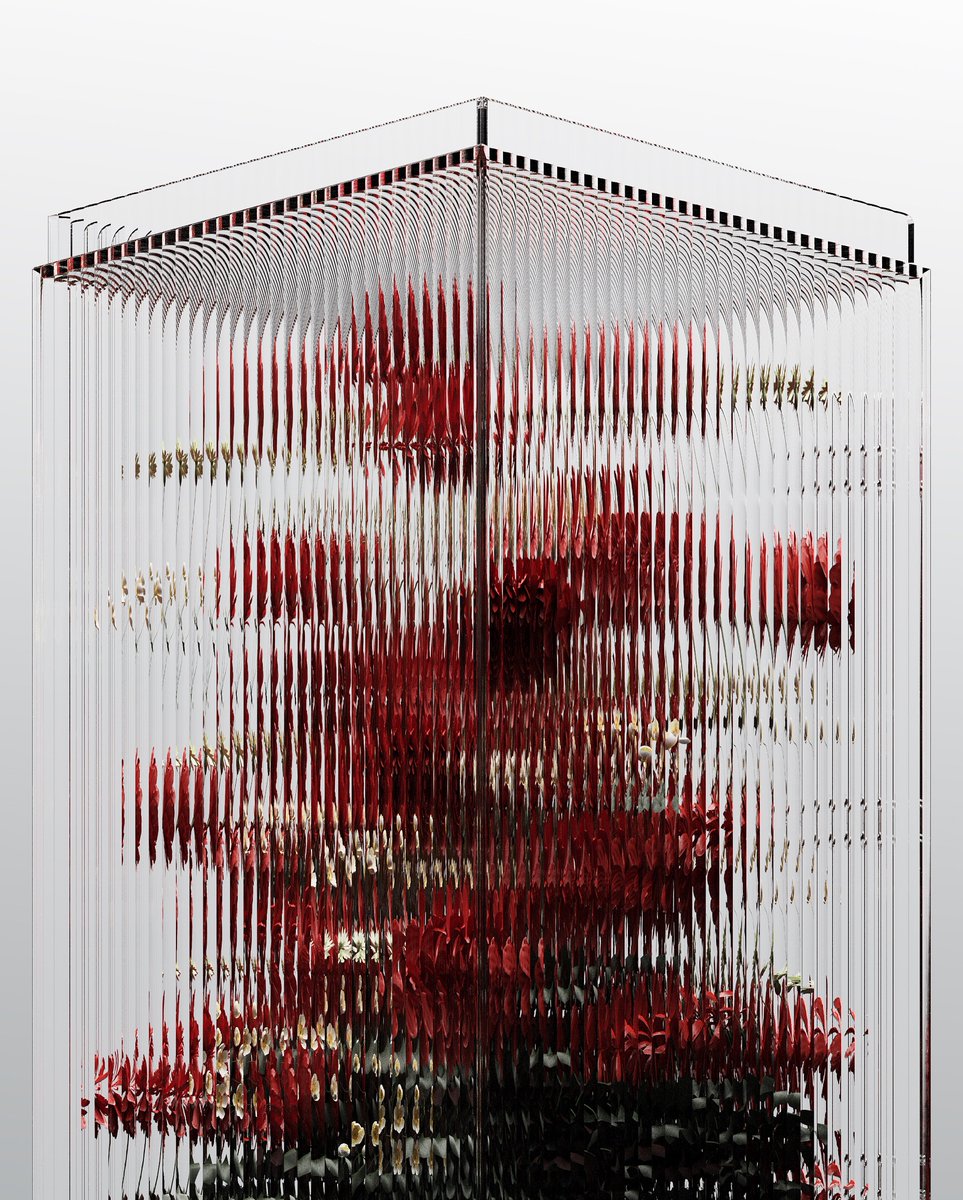 blankspac_e's tweet image. "Flower Block" for Sanremo Rai, Designed by Luca Ricci