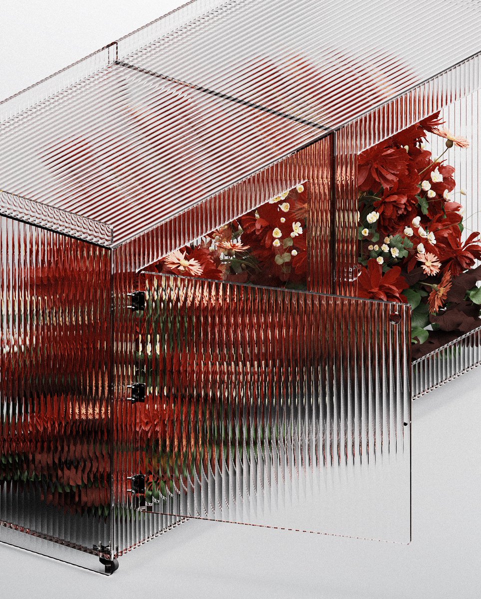 blankspac_e's tweet image. "Flower Block" for Sanremo Rai, Designed by Luca Ricci