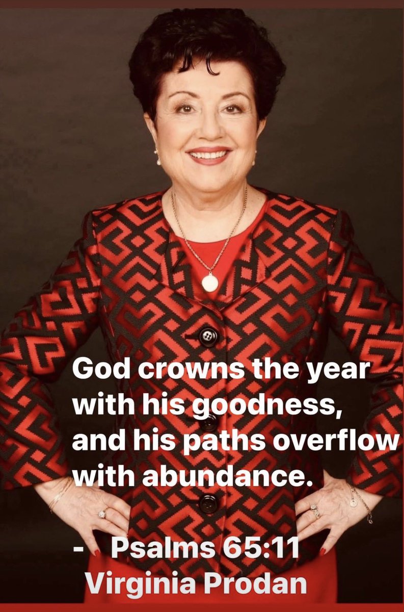 VirginiaProdan's tweet image. #God crowns the year with his #goodness, 
and his paths #overflow with #abundance.

       - Psalms 65:11 
  @VirginiaProdan  

#everyone
#highlights