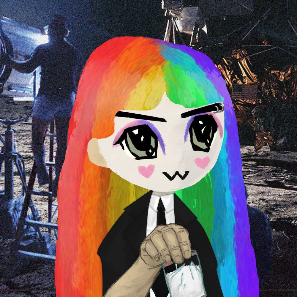 mintsbycandy's tweet image. it’s snowing on the set 😛 
Nice mint by @Tabsinabox using @candylabs tech 🍬🧑‍💻

Coke bag trait floor = 10 SOL 🥶