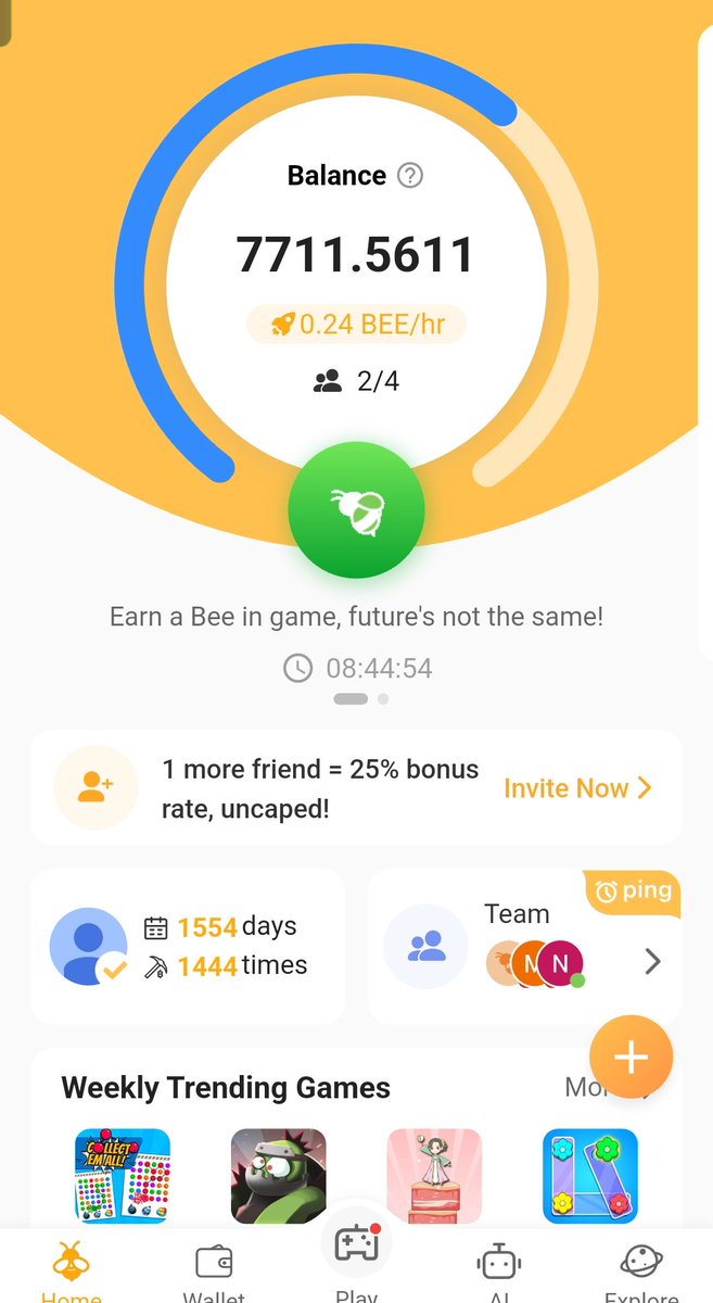 buharib2k's tweet photo. My balance with only active referrals @BeeNetworkInfo https://t.co/JuPeB9ypWP