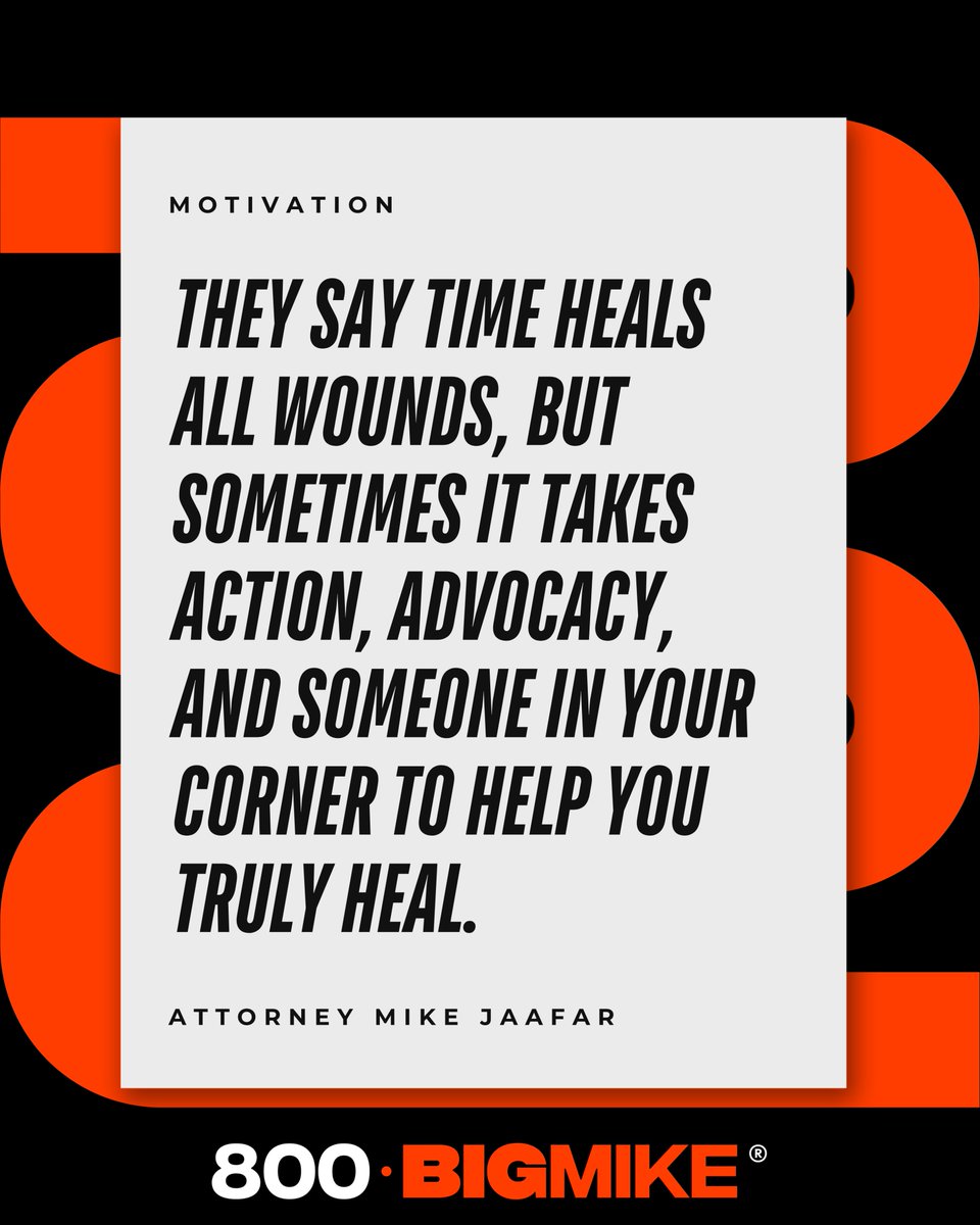Healing isn’t always passive. Sometimes it takes action, advocacy, and the right support system to move forward with strength and confidence.

800BIGMIKE.COM | 800-BIGMIKE®

#quoteoftheday #motivation #800bigmike #bigcasemike