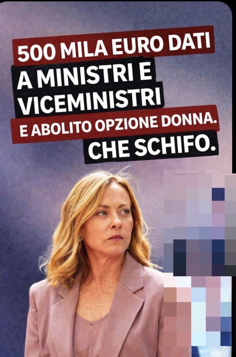 Taglio ai disabili 
Non ci sono soldi per la mammografia 
Tassa i pensionati 
Calano gli stipendi ai lavoratori 
Tasse aumentate 
Benzina in aumento 
Caselli autostradali in aumento 
RCA in aumento…etc…
Per cosa ? Questo 👇
Auguri Italia buon 2026 👍