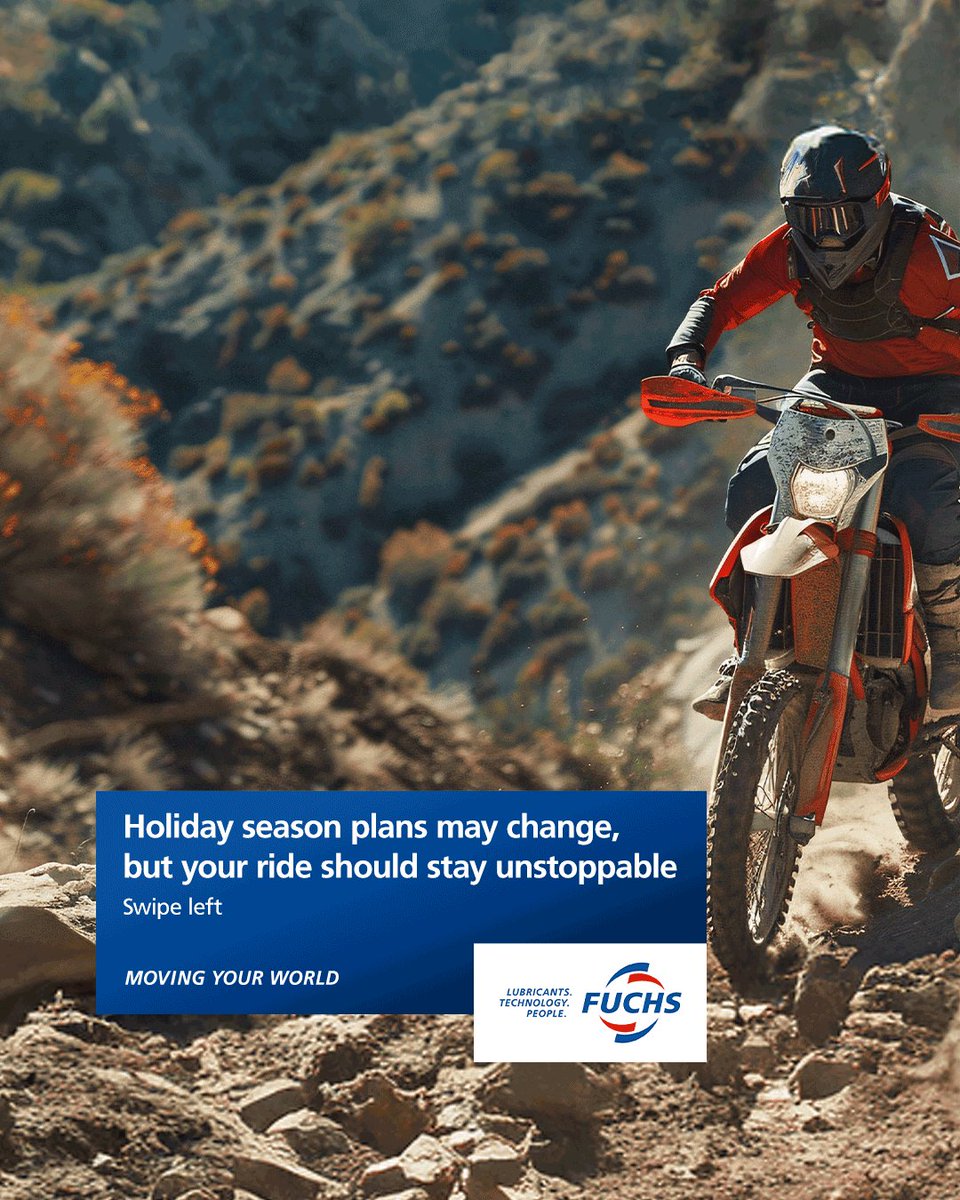 FuchsIndia's tweet image. Wherever the holiday season takes you, trust FUCHS SILKOLENE for steady performance and reliable rides.

#fuchs #fuchsindia #movingyourworld #silkolene