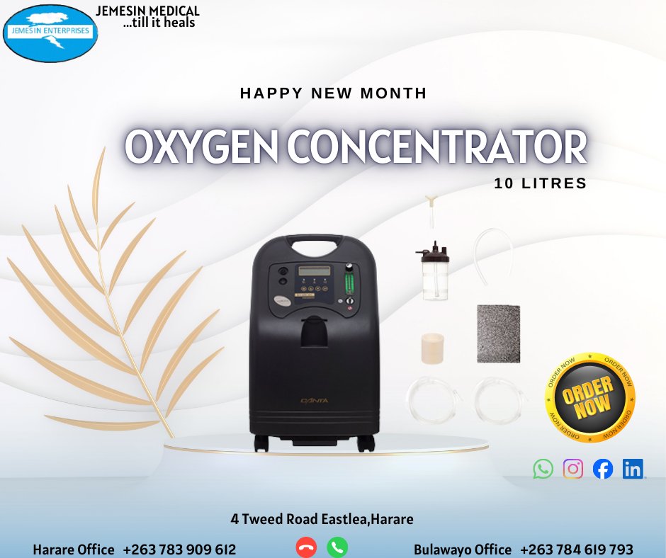 MedicalJemesin's tweet image. Jemesin Medical For All Your Personal Health And Equipment Products.
Oxygen concentrator , 10 litre type readily available in stock
#gloves2025 #UltrasoundScanner #PersonalHealthcareproducts #healthcare #medical #thermometer #medicalcare #health #medicalclinic #hospital #ICU