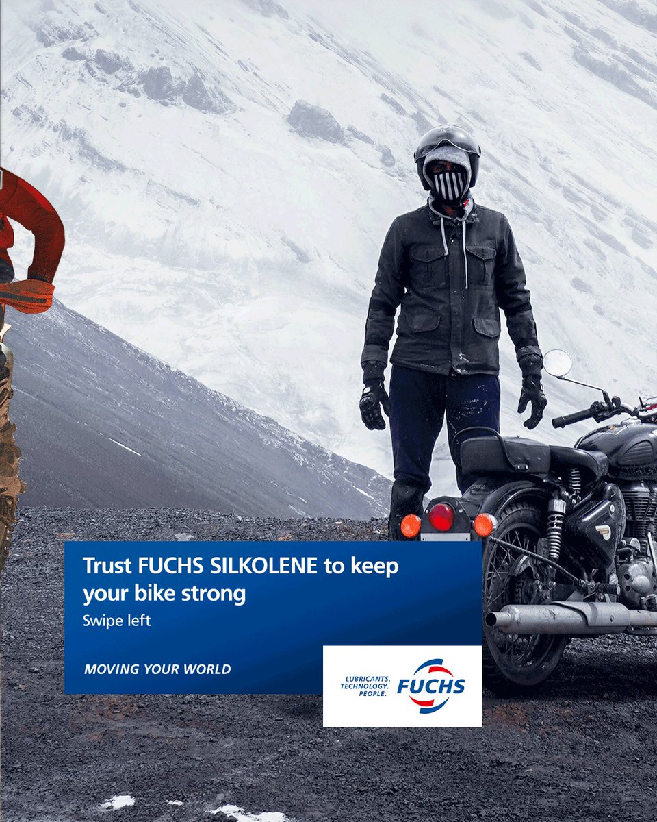 FuchsIndia's tweet image. Wherever the holiday season takes you, trust FUCHS SILKOLENE for steady performance and reliable rides.

#fuchs #fuchsindia #movingyourworld #silkolene