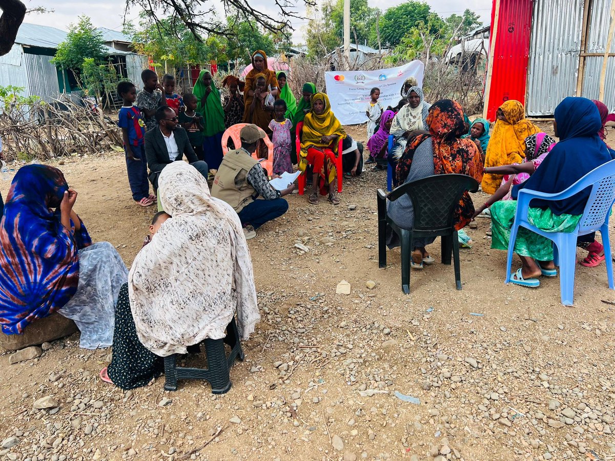 AidforIDev's tweet photo. The AID team conducted a focus group discussion in Goljano Woreda as part of the Youth Initiative for Employment, Livelihood, and Dignity (YIELD) Program. The YIELD Program is supported by the Mastercard Foundation through ESDA.

#MCF
#ESDA 
#YIELDProgram
#AID 
#Goljano https://t.co/o0171GO2Ci