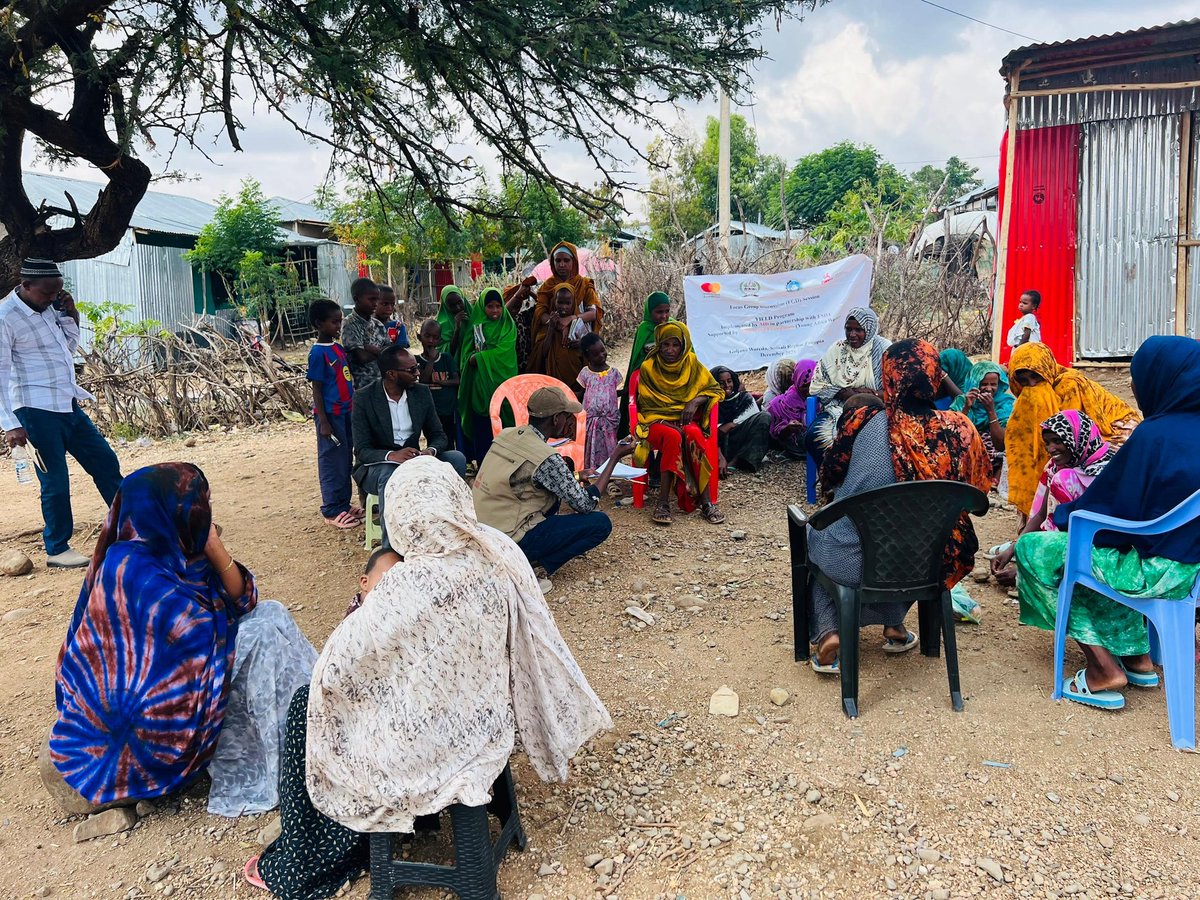 AidforIDev's tweet photo. The AID team conducted a focus group discussion in Goljano Woreda as part of the Youth Initiative for Employment, Livelihood, and Dignity (YIELD) Program. The YIELD Program is supported by the Mastercard Foundation through ESDA.

#MCF
#ESDA 
#YIELDProgram
#AID 
#Goljano https://t.co/o0171GO2Ci