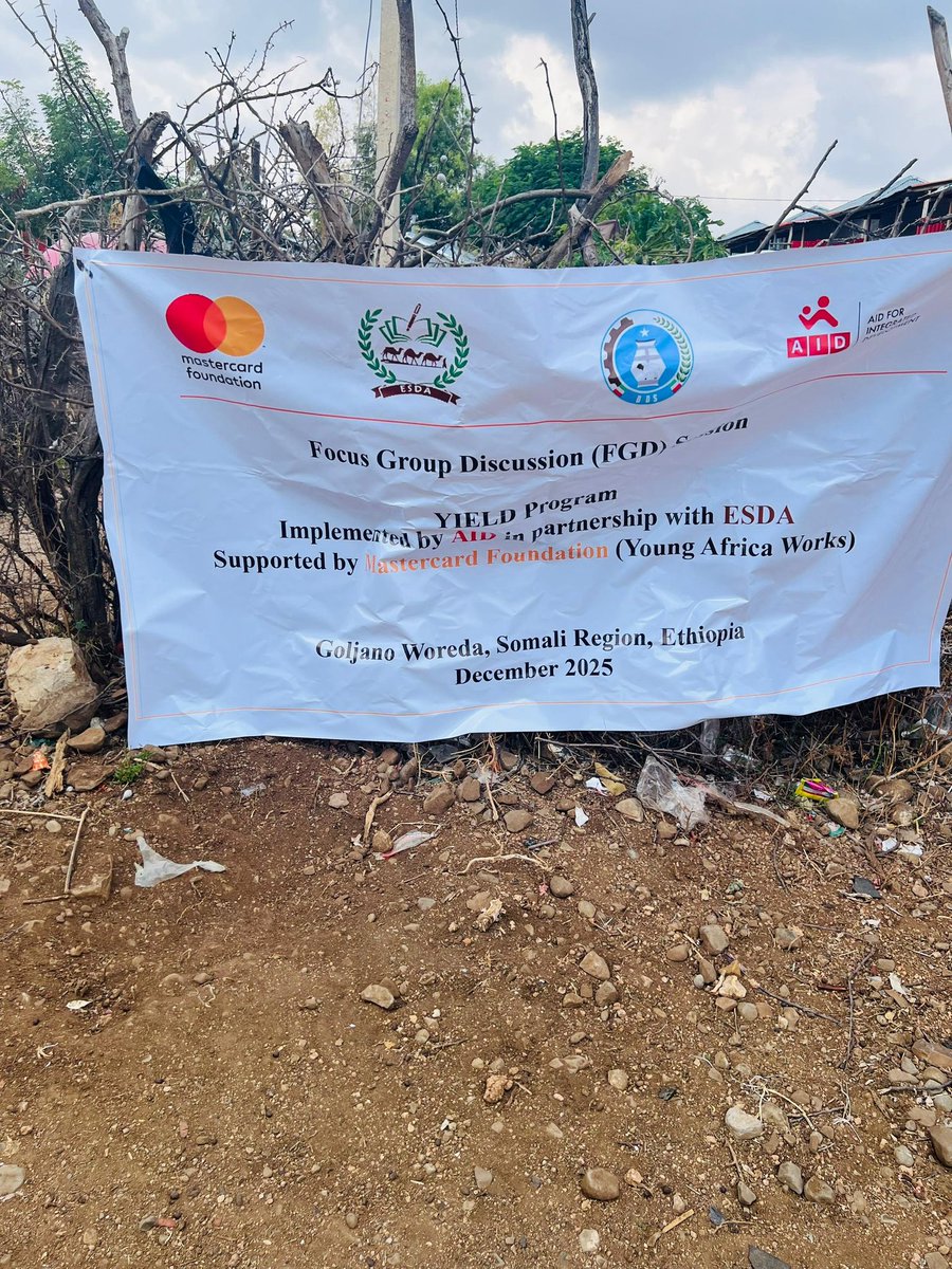 AidforIDev's tweet photo. The AID team conducted a focus group discussion in Goljano Woreda as part of the Youth Initiative for Employment, Livelihood, and Dignity (YIELD) Program. The YIELD Program is supported by the Mastercard Foundation through ESDA.

#MCF
#ESDA 
#YIELDProgram
#AID 
#Goljano https://t.co/o0171GO2Ci