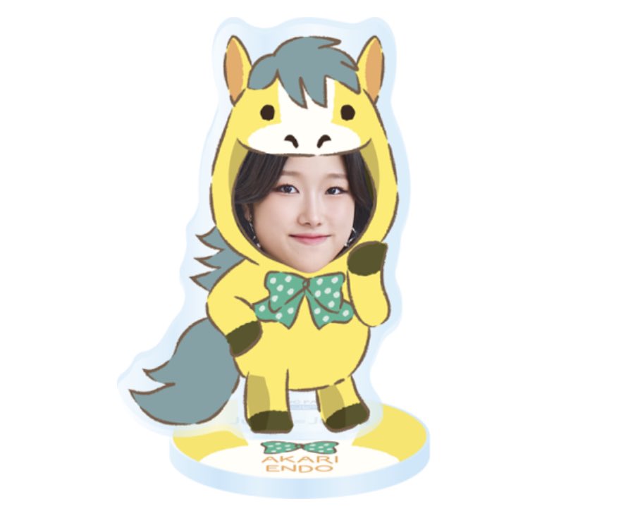 モバガチャ Juice=Juice 段原瑠々ちゃんのうまアクスタと交換して