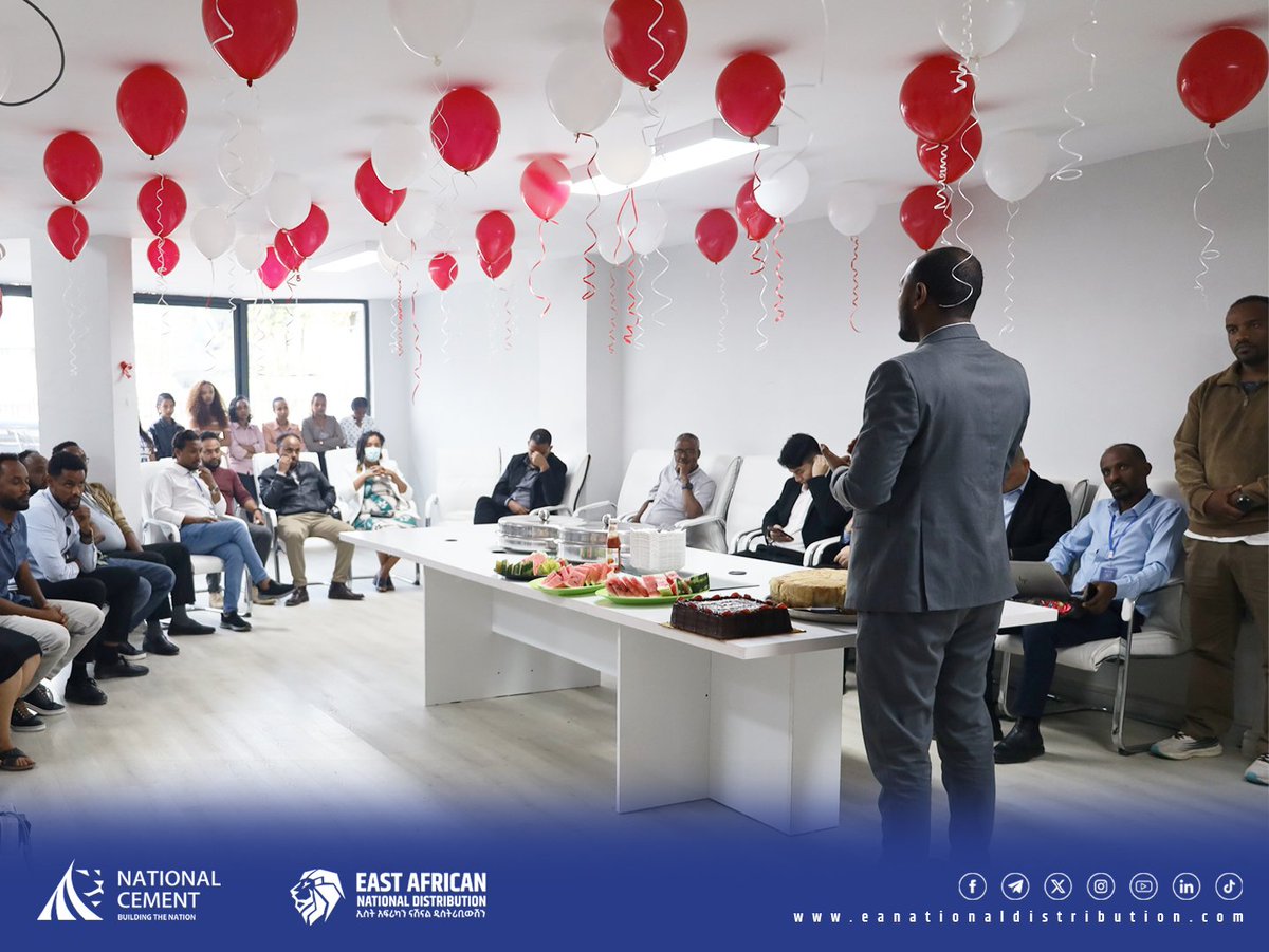 distributionea's tweet photo. As East African National Distribution (EAND), we proudly closed 2025 with strong and meaningful performance.
At today’s staff gathering, we shared gifts, celebrated our collective achievements, and stepped forward into the new year with renewed motivation and confidence.
#2026 https://t.co/u2tYeafsGM
