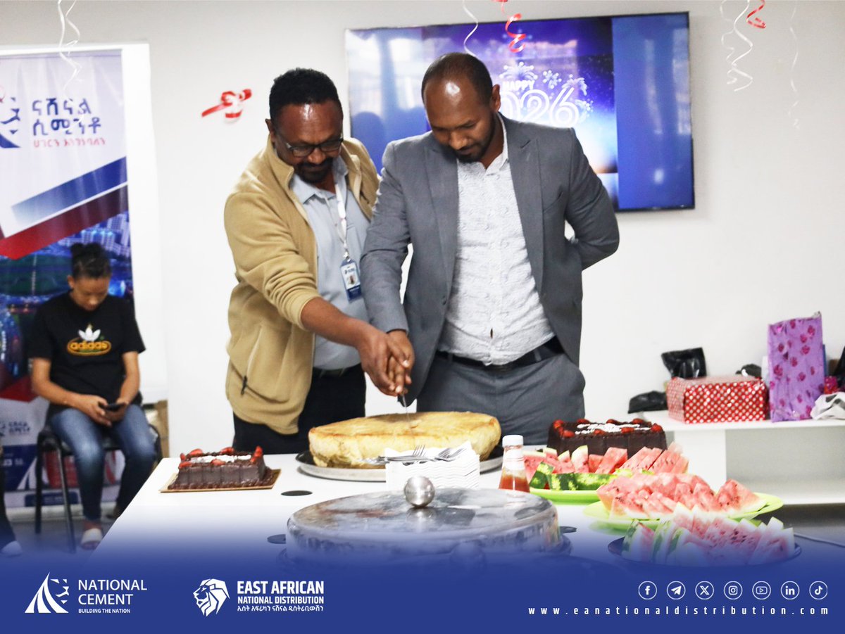 distributionea's tweet photo. As East African National Distribution (EAND), we proudly closed 2025 with strong and meaningful performance.
At today’s staff gathering, we shared gifts, celebrated our collective achievements, and stepped forward into the new year with renewed motivation and confidence.
#2026 https://t.co/u2tYeafsGM