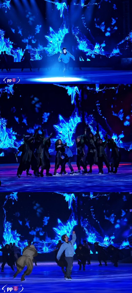WwWwinter1124's tweet photo. 2025.12.24–30  ice show—
《Solo Leveling》

2025년의 마지막을 오빠와 함께할 수 있어서 정말 행복했어요.
2026년에도 함께 힘내요🥰🥰
（귀여운 장면들 몇 장 보낼게요 🥰）

#JINHWAN  #IKON #ジナン #김진환 
 #JAY #아이콘 @iKON_gnani_____ https://t.co/IMzOLRNphR