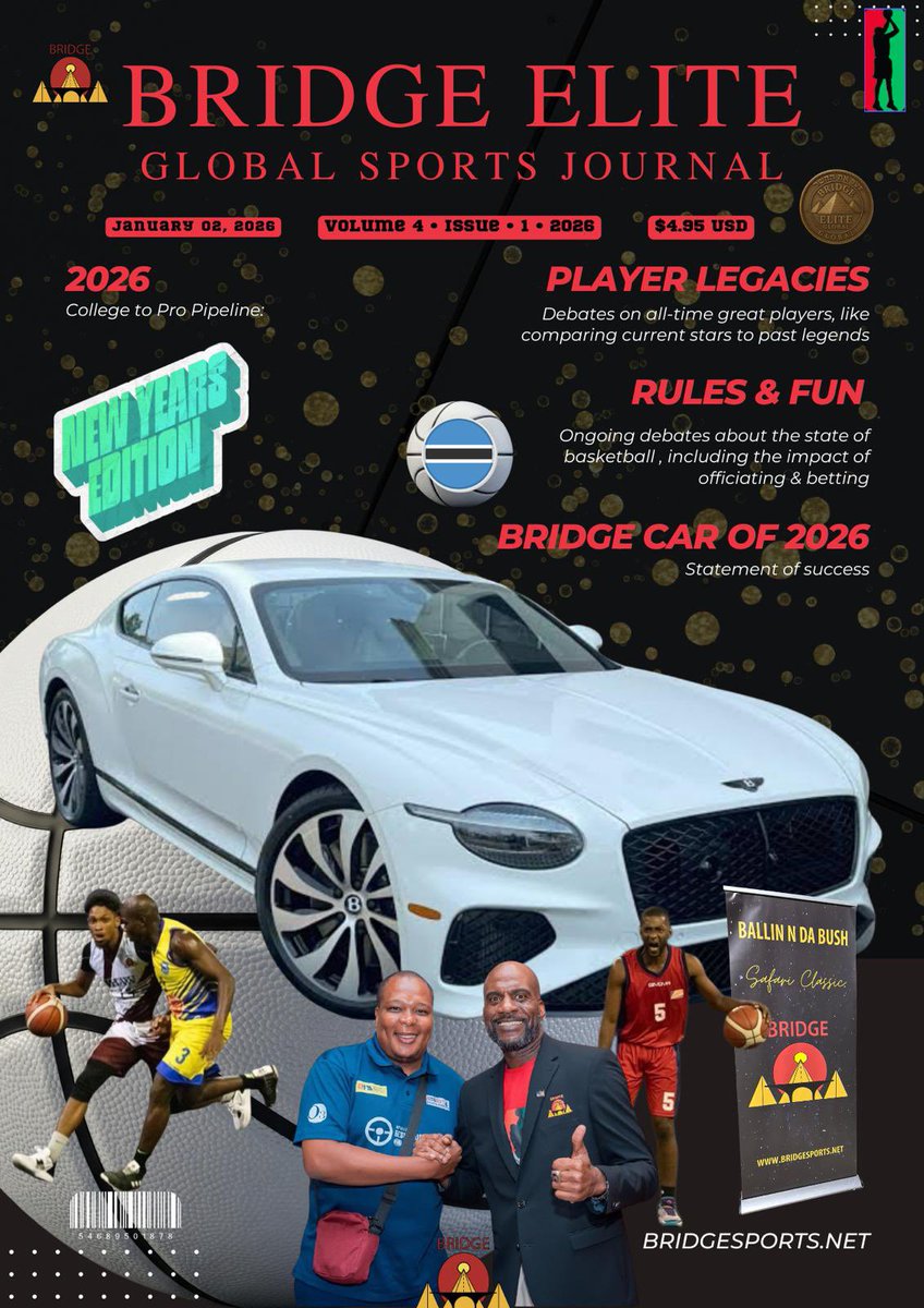IBU_Africa's tweet image. "📚✨ Kicking off 2026 with a fresh perspective in hoops! Dive into the latest insights and stories in Volume 4, Issue 1 of the BRIDGE ELITE GLOBAL SPORT JOURNAL. Let’s bridge the gap between dreams and reality, one champion habit at a time! 🌍🙌🏾 #Championlifehabits #BRIDGESPORTS