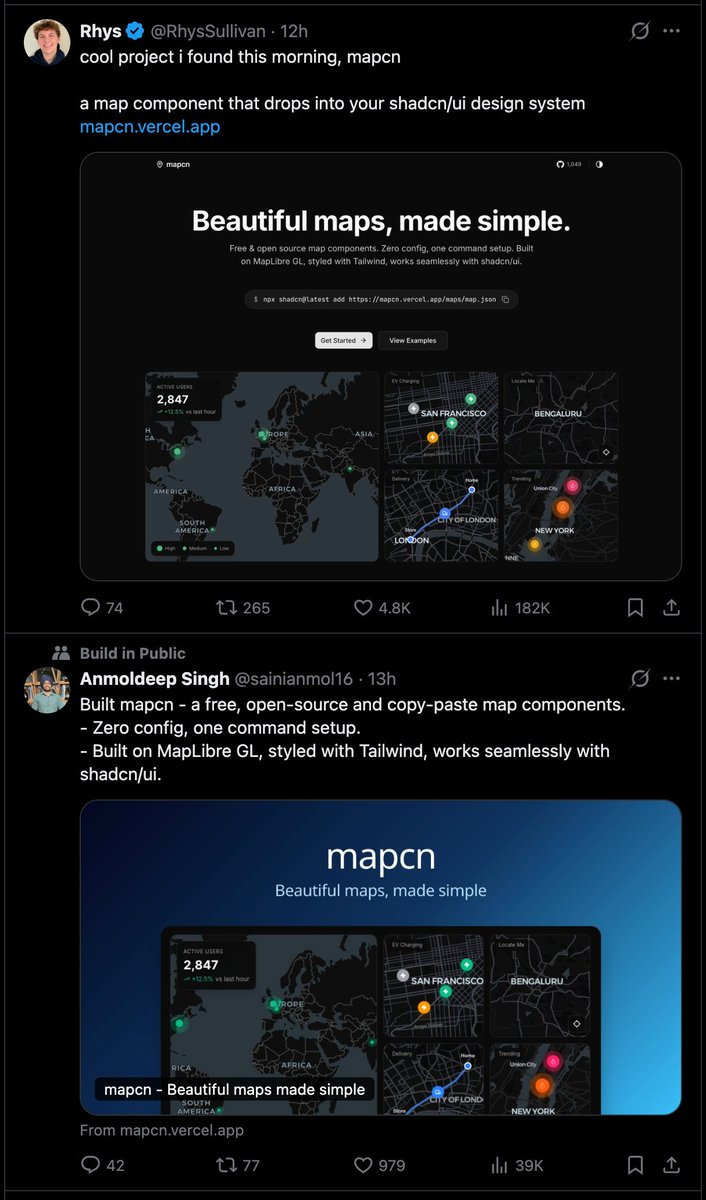 love that tech twitter is just ‘i made a thing’ -> ‘yo look at this thing’ on infinite loop