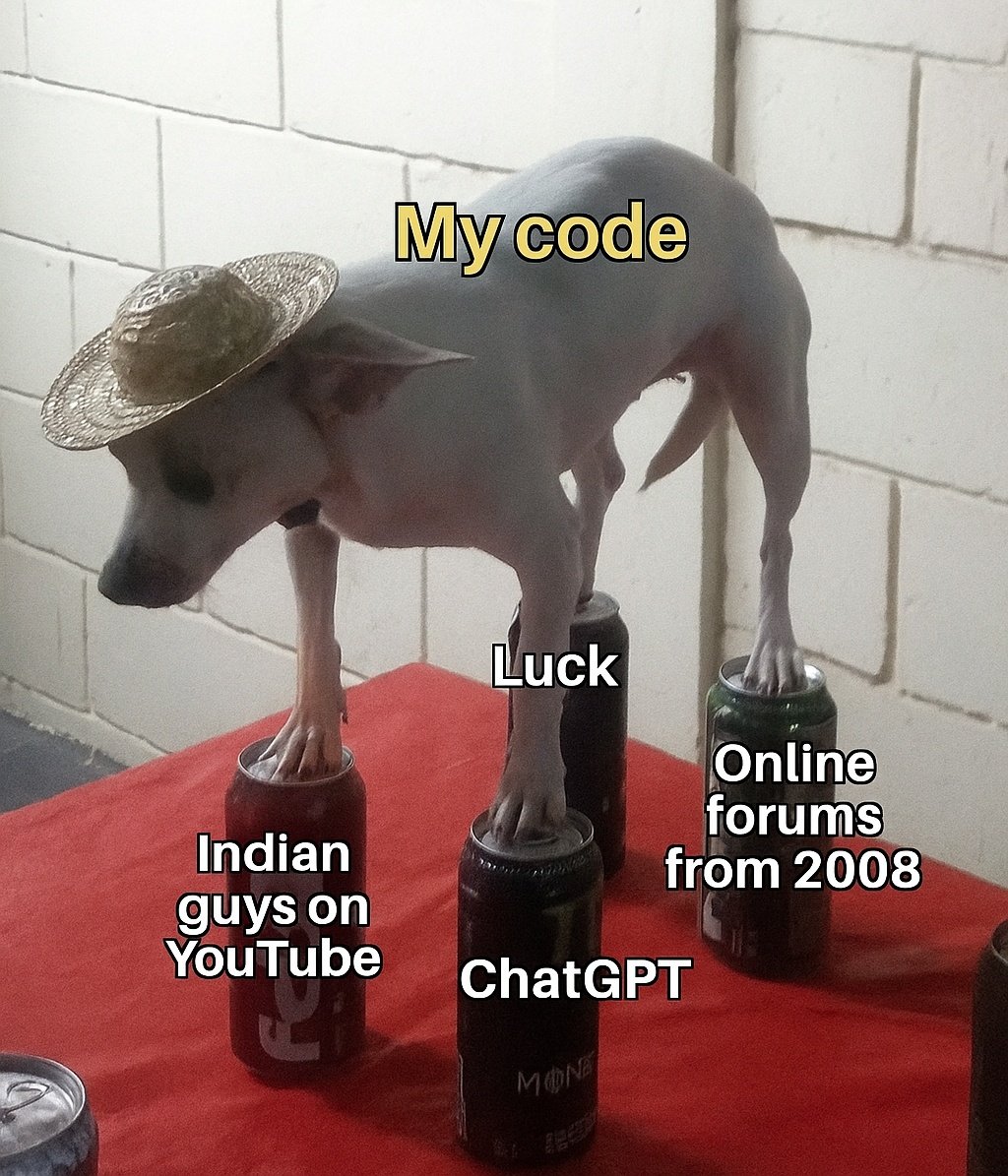 dev_maims's tweet image. The 4 pillars holding most developers codebase.